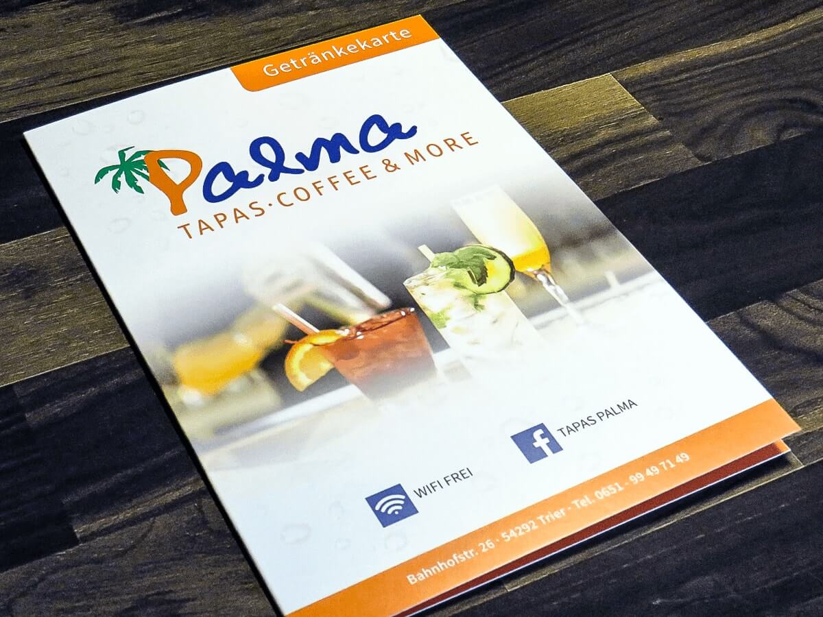 Palma Tapas - Speise- und Getränkekarten