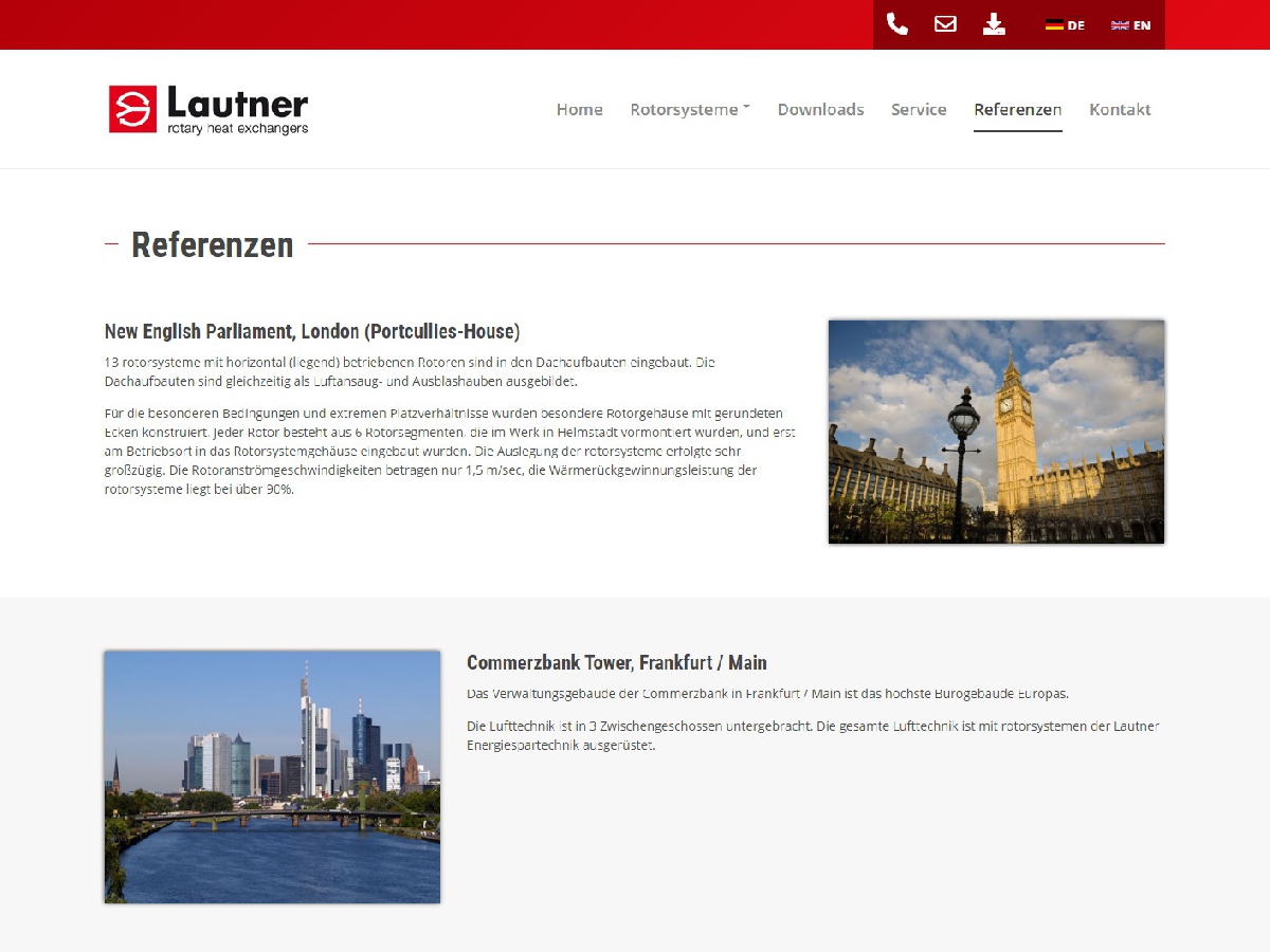 Lautner GmbH - Relaunch