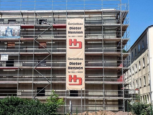 Gerüstbau Hennen GmbH - Bannerwerbung